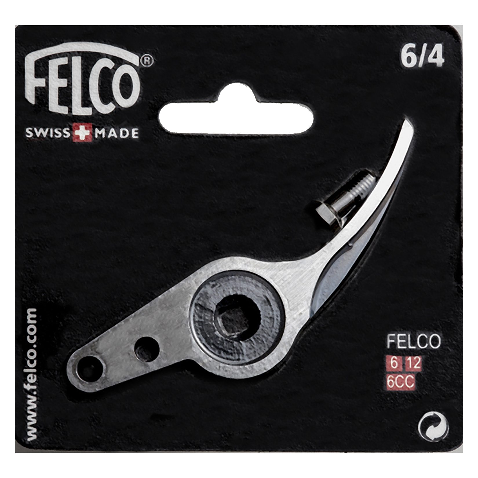 Felco Anvil blade for Model 6 + 12 secateurs blade + rivets p/n L21162 - sealed - official Felco stockist