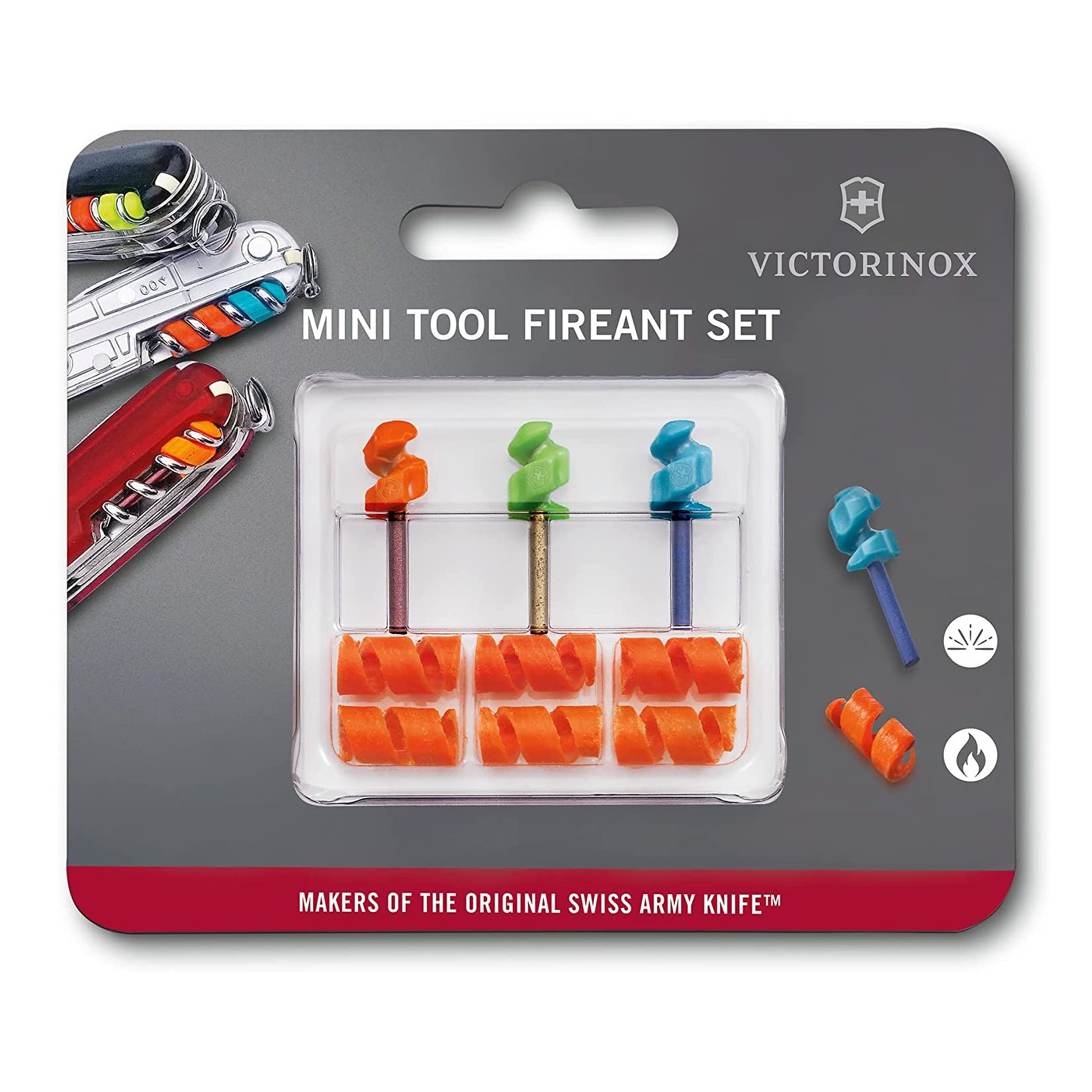 Official Victorinox Fire Ant set - Mini Fire steel and tinder kit - Fireant set - official Victorinox stockist